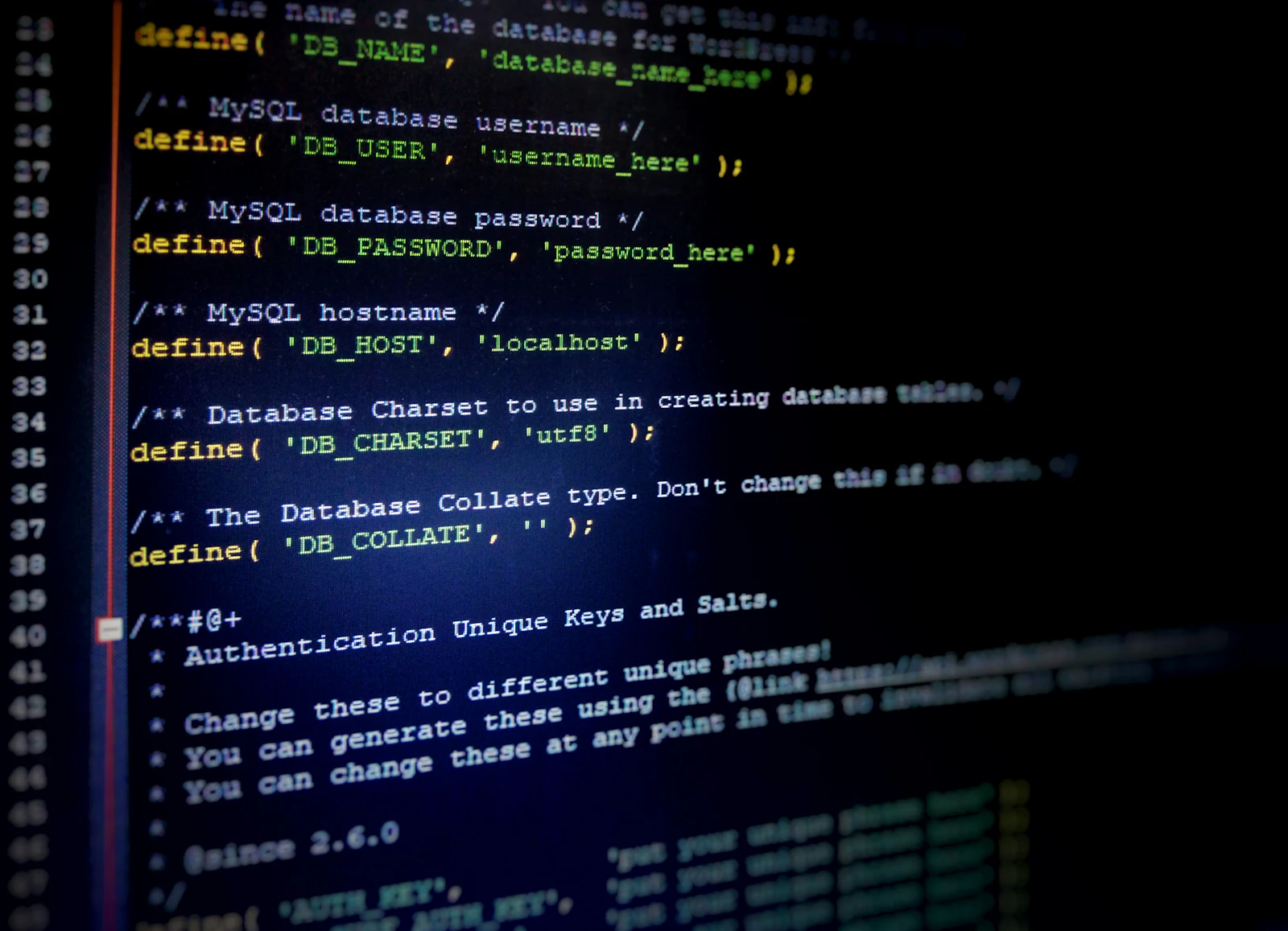 Lignes de code dans un navigateur, illustrant l'agent utilisateur d'un robot Google